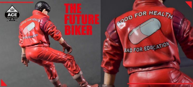 ACE TOYZ The Future Motorcycle RED & Future Rider 1/15 フィギュア