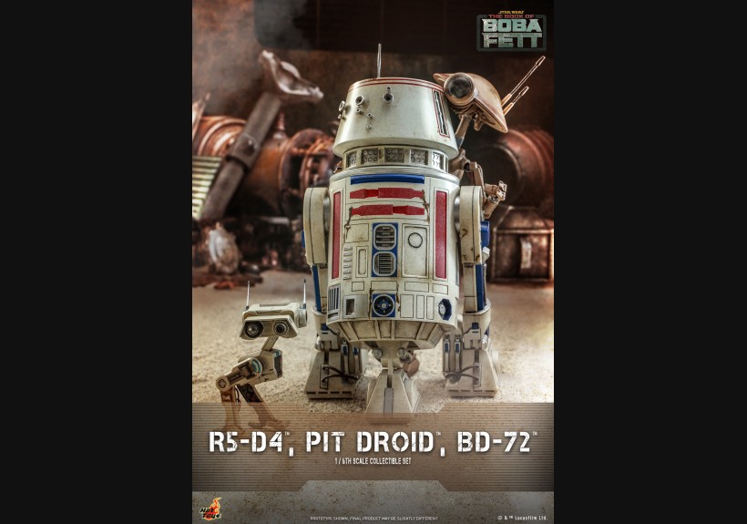 ホットトイズ R5-D4, Pit Driod& BD-72 １／６スケールフィギュア