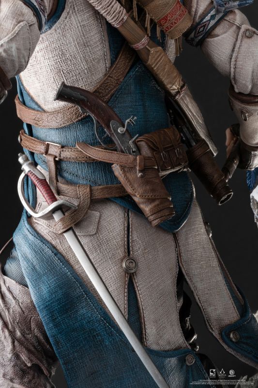 予約 PureArts 《 Assassin's Creed III》 アサシン クリードIII Connor Kenway  Ratohnhaké:ton 1/4 スタチュー PA023AC