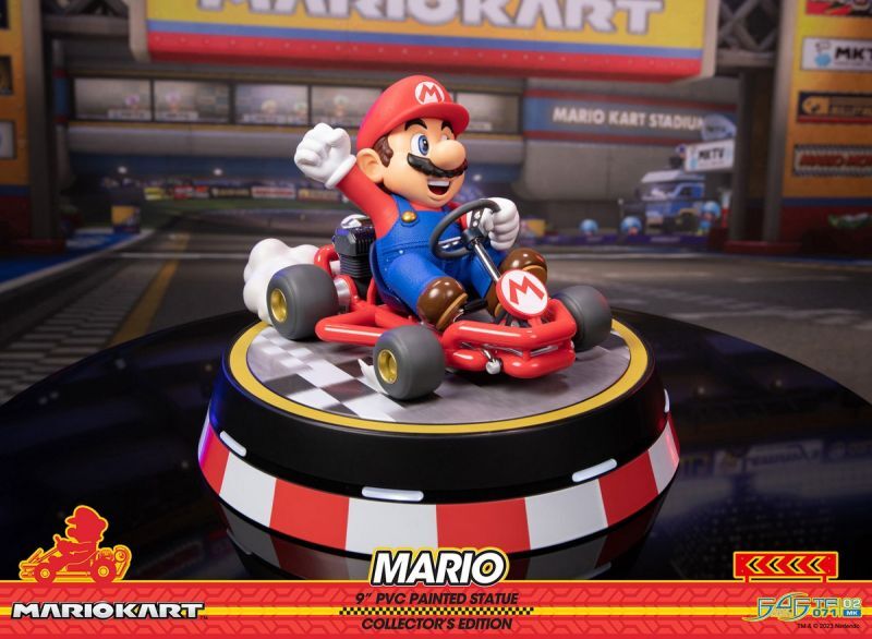 First 4 Figures マリオカート マリオ MARIO KART - MARIO 19.2cm スタチュー MKARTCO  COLLECTOR'S Edition