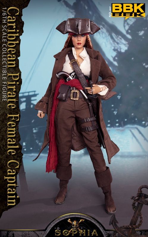 BBK Caribbean Pirate Female Captain SOPHIA 1/6 アクションフィギュア BBK017