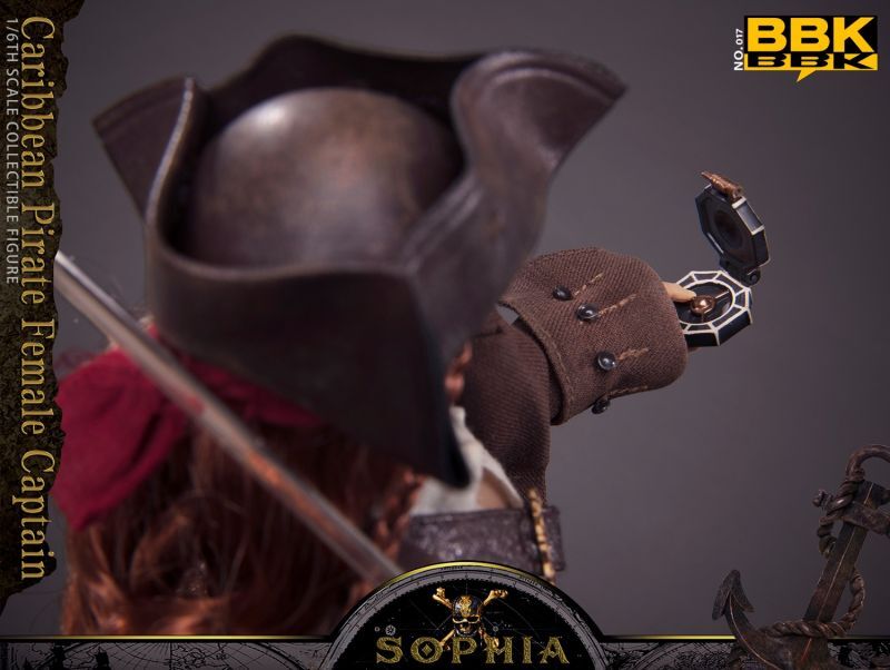 BBK Caribbean Pirate Female Captain SOPHIA 1/6 アクション