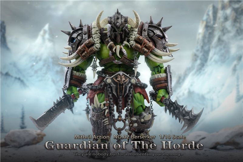 Mirhril Action Guardian of The Horde 蛮骨獣人02 狂戦士 1/10 アクションフィギュア