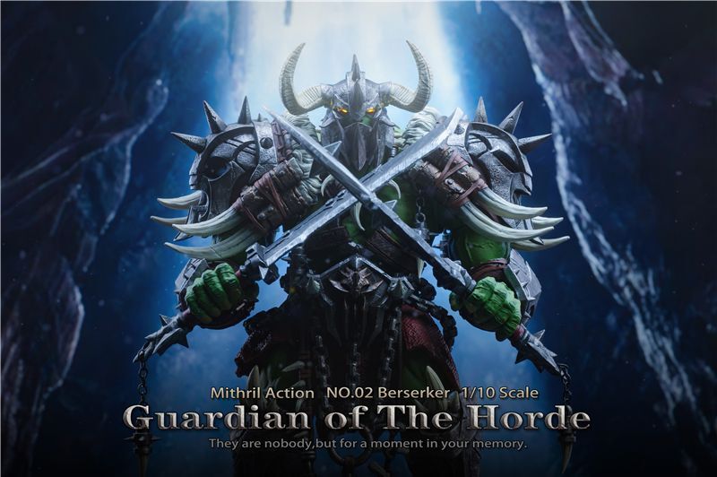 Mirhril Action Guardian of The Horde 蛮骨獣人02 狂戦士 1/10 アクションフィギュア