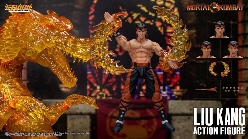 予約 Storm Toys 《 モータルコンバット 》 LIU KANG アクションフィギュア DCMK17 Special Edition