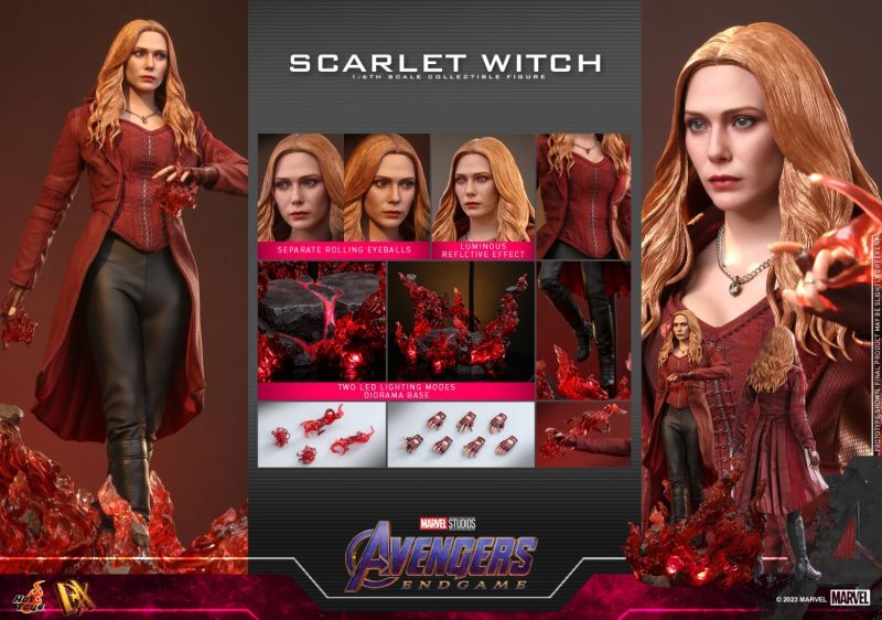 予約 ホットトイズ Avengers：Endgame スカーレットウィッチ Scarlet Witch 1/6 フィギュア DX35