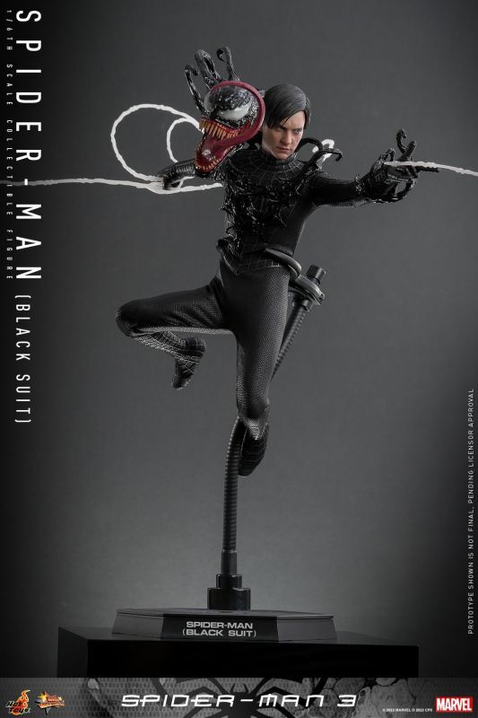 予約 ホットトイズ スパイダーマン Spider-Man BLACK SUIT 1/6