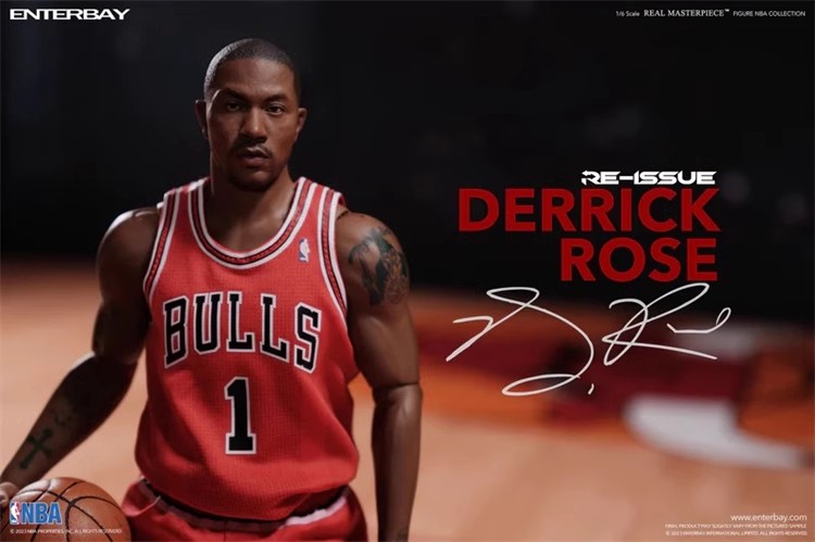 予約 ENTERBAY NBA Derrick Rose Replica 1/6 アクションフィギュア RM-1046