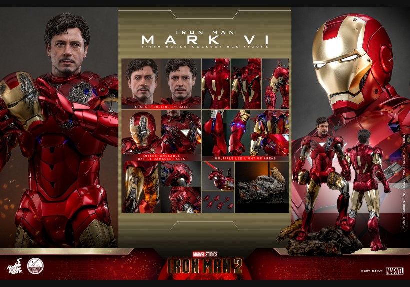 予約 ホットトイズ Iron Man2 アイアンマン Mark 6 1/4 フィギュア