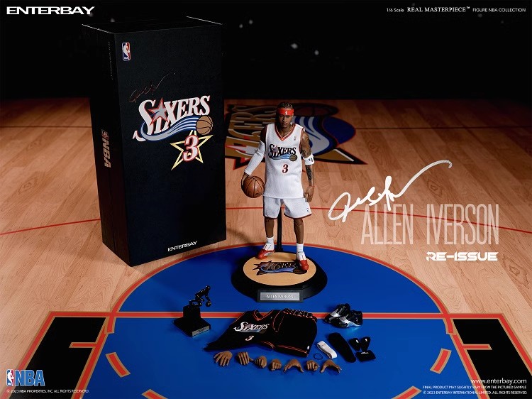 予約 ENTERBAY NBA Allen Iverson 1/6 アクションフィギュア RM-1060 Limited edition reprint