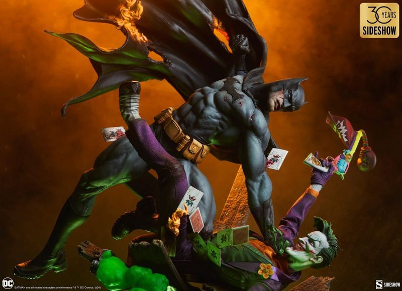 予約 Sideshow Batman vs Joker: Eternal Enemies バットマン VS ジョーカー 81cm スタチュー  200643