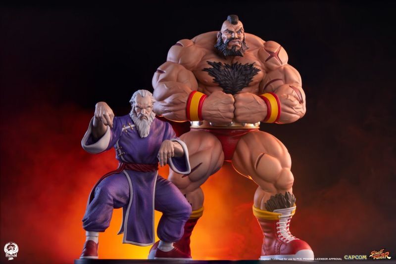 予約 Sideshow x PCS ストリートファイター ZANGIEF & Gen 1/10 スタチュー 913236