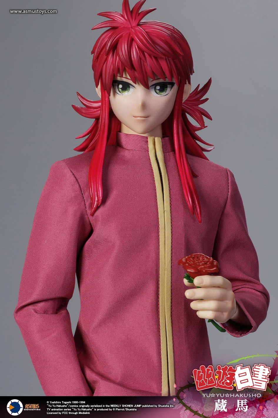 予約 ASMUS TOYS 幽☆游☆白書 蔵馬 1/6 アクションフィギュア YUYU003LUX 豪華版